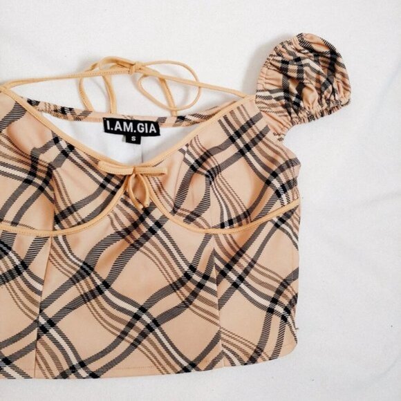 I.AM.GIA CARMEL TOP BURBERRY Small - Picture 12 of 15